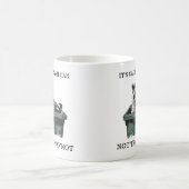 Mug Appelé Trash Can drôle Raccoon (Centre)