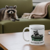 Mug Appelé Trash Can drôle Raccoon