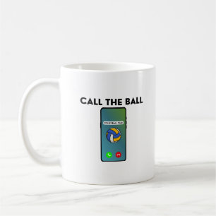 Mug Appeler La Balle Joueur De Volley-Ball Drôle
