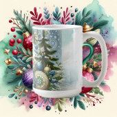 Mug Appeler tous les elfes Flamme de neige fête de Noë