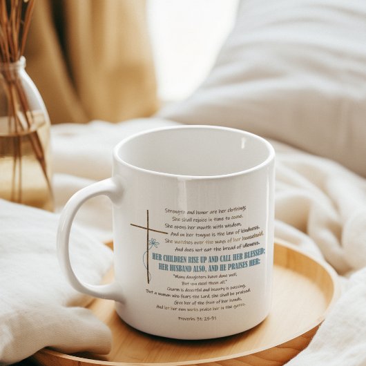 Mug APPELEZ-LA BÉNÉFICIÉE Maman Proverbes Épouses 31 É