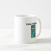 Mug Appelez Le Joueur De Volley-Ball Funny (Devant droit)