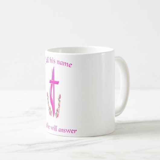 Mug Appelez le nom de Jésus (Devant droit)