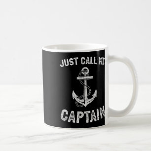 Mug Appelez-Moi Simplement Capitaine Bateau De Ponton