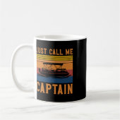 Mug Appelez-Moi Simplement Capitaine Pontoon Voile Cad (Gauche)