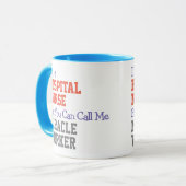 Mug Appelez Ne Miracle Worker - Infirmière hospitalièr (Devant gauche)