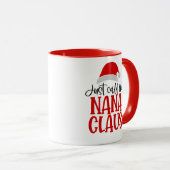 Mug Appelle-Moi Nana Claus (Devant droit)