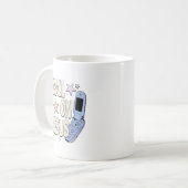 Mug Appellez Jésus – Design Rétro de Foi (Devant gauche)