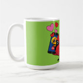 Mug Appels d'accouplement Cardinal Bird Love (Gauche)