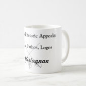 Mug Appels de la rhétorique d'Aristote (Devant droit)