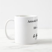Mug Appels de la rhétorique d'Aristote (Gauche)