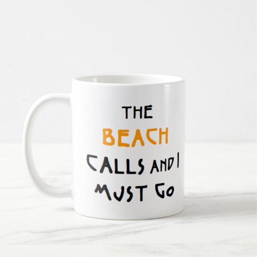 Mug appels de plage (Gauche)