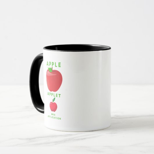Mug Apple and Applet Small Application (Devant gauche)