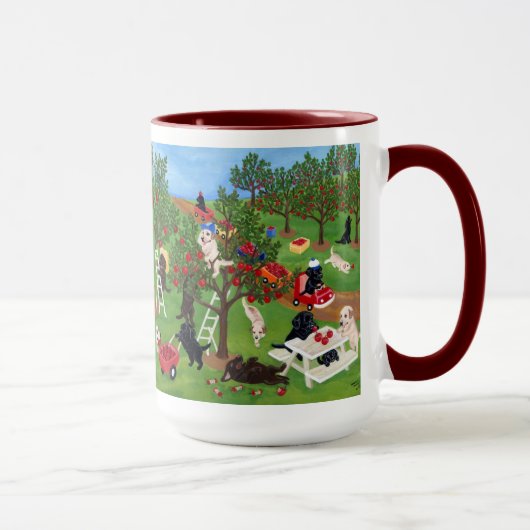 Mug Apple cultivent Labradors (Droite)
