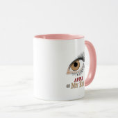 Mug Apple de My Eye Eyelashes (Devant droit)
