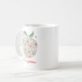Mug Apple Enseignant Graines de Connaissance (Devant gauche)