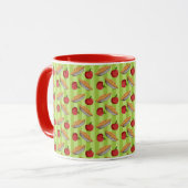 Mug Apple et motif de tarte (Devant gauche)
