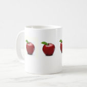 Mug Apple rouge attaquent (Devant gauche)