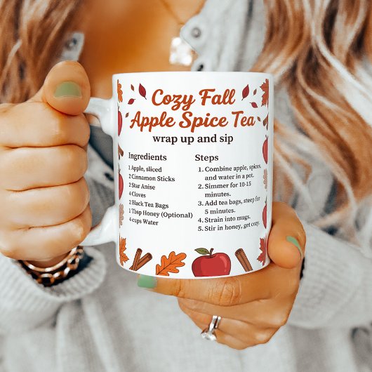 Mug Apple Spice Tea Recipe Fall Kitchen