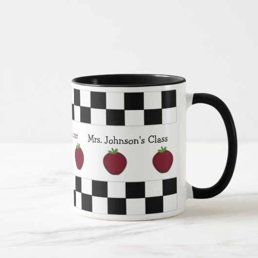 Mug Apple Teacher personnalisé (Droite)