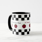 Mug Apple Teacher personnalisé (Devant gauche)