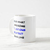 Mug application architecte, génial (Devant gauche)