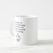 Mug Application de cerveau (Devant gauche)