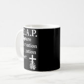 Mug Application d'observation des Écritures savon chré (Devant gauche)