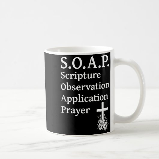 Mug Application d'observation des Écritures savon chré (Droite)