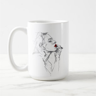 Mug Application du rouge à lèvres