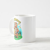 Mug Application météo de marmotte prédiction de prévis (Devant gauche)