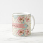 Mug Applique Floral Patchwork (Devant droit)