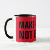 Mug Apporter des modifications n'excite pas le rouge i (Gauche)