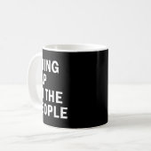 Mug Apporter le tapotement au rythme de danse de devis (Devant gauche)