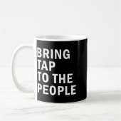 Mug Apporter le tapotement au rythme de danse de devis (Gauche)