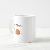 Mug Apportez-le facilement mignon escargot de dessin (Devant gauche)