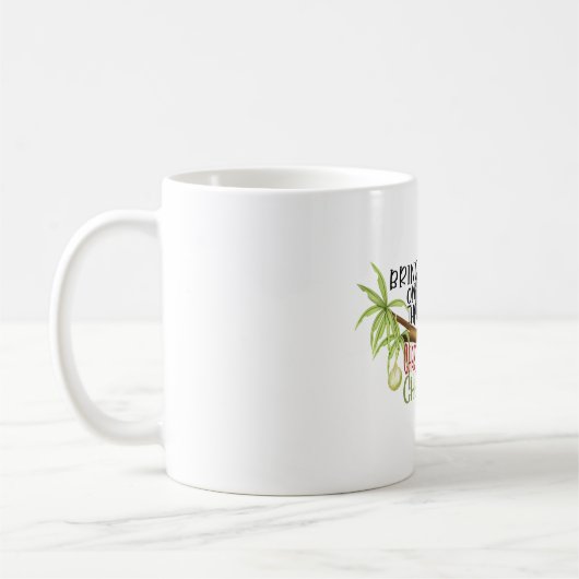 Mug Apportez le koala de la fête de Noël (Gauche)