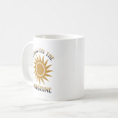 Mug Apportez le soleil doré (Devant gauche)