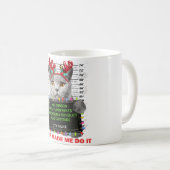 Mug Apportez Noël laid pour chat maman chat papa chat  (Devant droit)