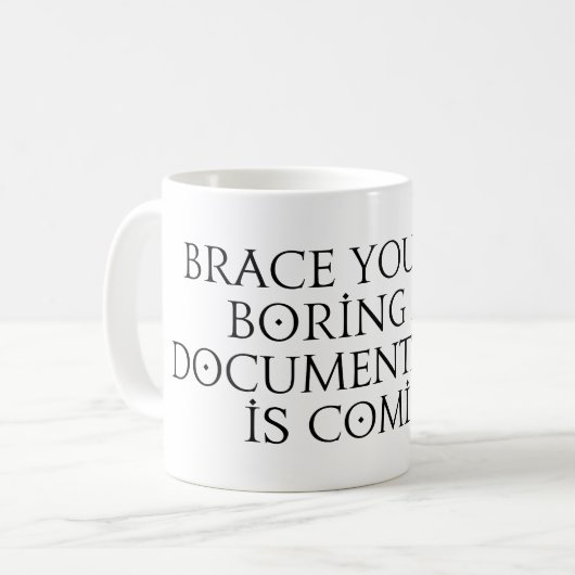 Mug Apportez-vous une documentation api ennuyeuse qui  (Devant gauche)