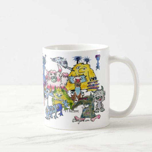 Mug Appréciation Alien Merci Drôle Drôle Dessin (Droite)