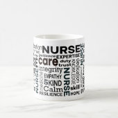 Mug Appréciation de la typographie noire pour les vale (Centre)