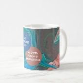 Mug Appréciation de l'employé Bureau de la gemme bleue (Devant droit)