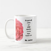 Mug Appréciation de l'enseignant Bible Verse Proverbes (Gauche)