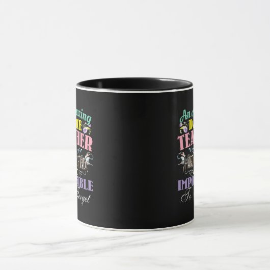 Mug Appréciation de l'enseignant de ballet - Citation  (Centre)