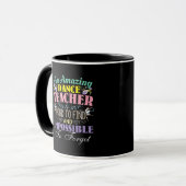Mug Appréciation de l'enseignant de ballet - Citation (Devant gauche)