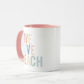 Mug Appréciation de l'enseignant de l'arc-en-ciel (Devant gauche)
