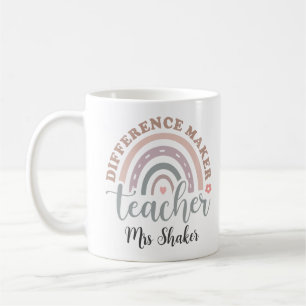 Mug Appréciation de l'enseignant Différence Merci créa