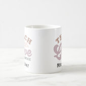 Mug Appréciation de l'enseignant Enseigner l'amour Ins (Centre)