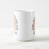 Mug Appréciation de l'enseignant Il faut un grand coeu (Centre)